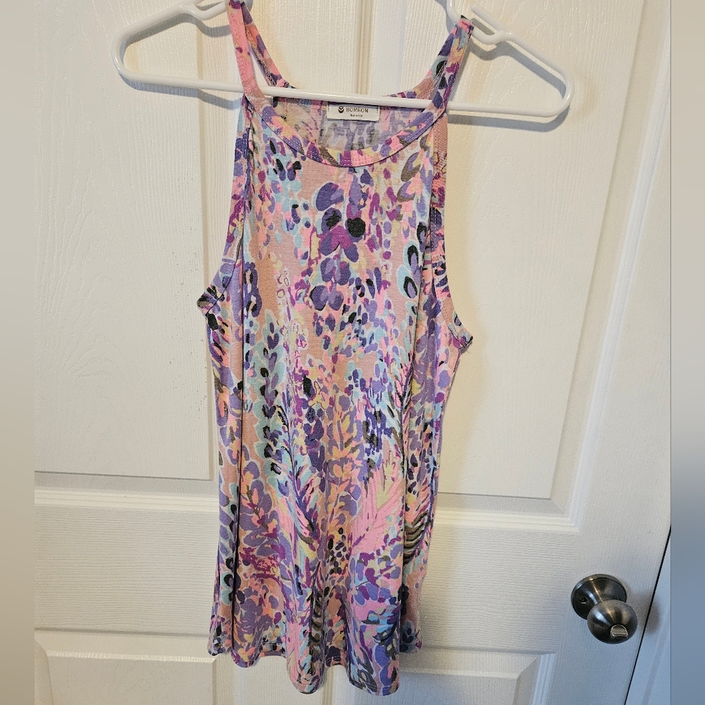 BomBom Floral Tank Top